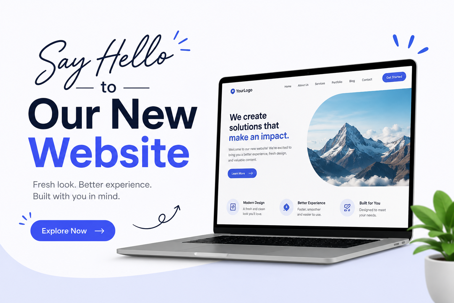 Say Hello to Our New Website