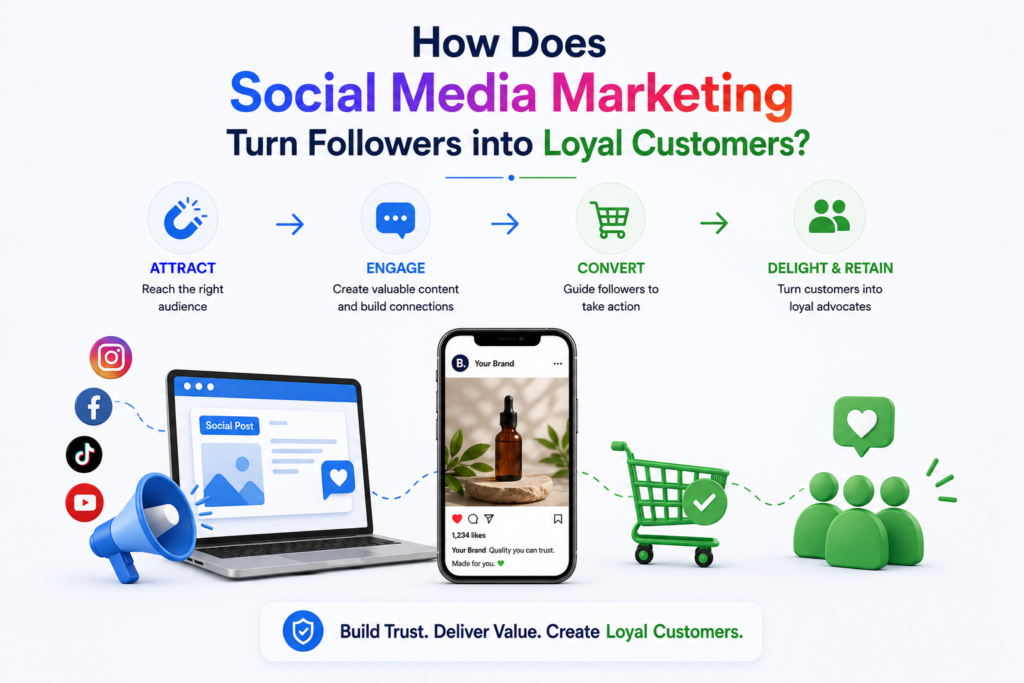 How Does Social Media Marketing Turn Followers into Loyal Customers?