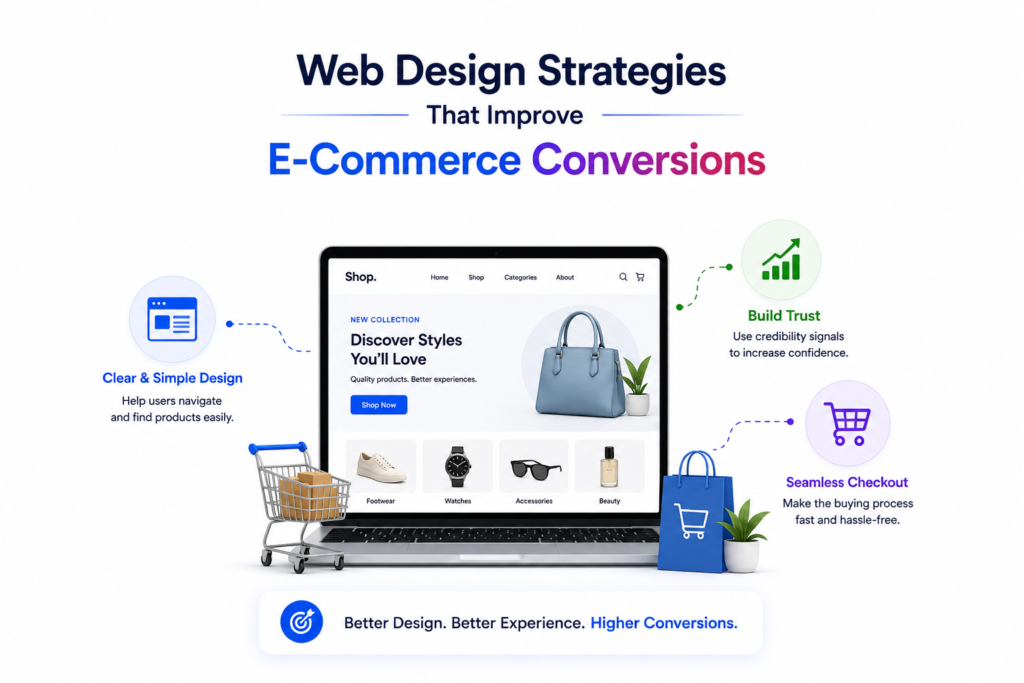 Web Design Strategies That Improve E-Commerce Conversions
